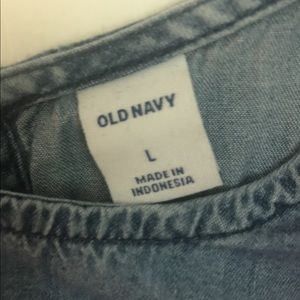 Old Navy Tops - Old navy sleeveless denim top NWT SIZE L Old Navy Tops - Old navy sleeveless denim top NWT SIZE L